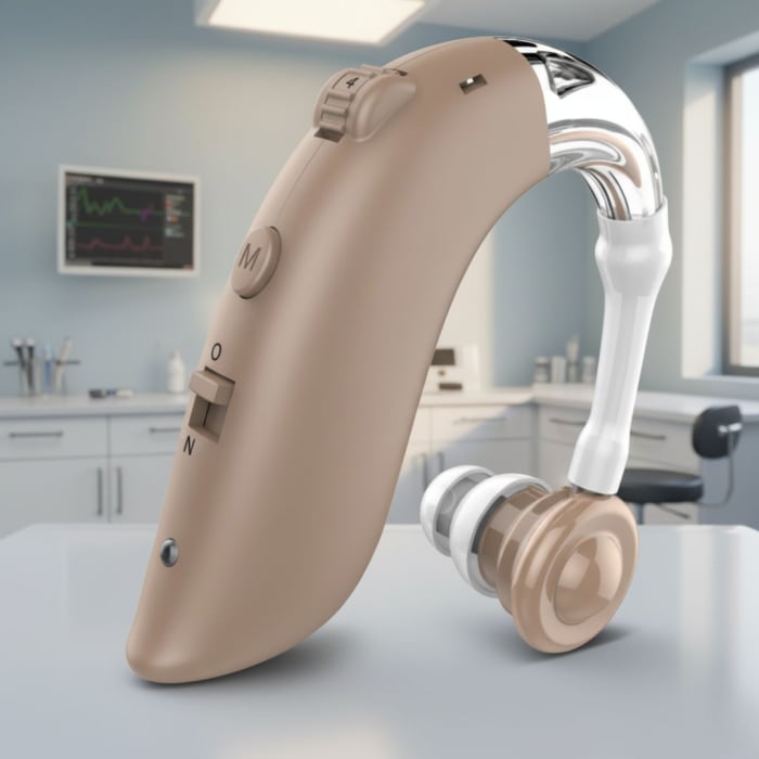 Aparat Auditiv Premium CLAUSTEEL, Reincarcabil, Acumulator incorporat, Carcasa de protectie si 4 adaptoare de ureche incluse, 3 Moduri de functionare, 4 Trepte de volum, Reduce Zgomotul de Fundal, Hip [9]