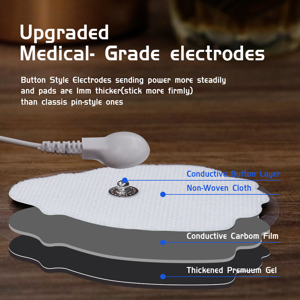 Aparat de masaj corporal cu acumulator, Electrostimulare, 24 de moduri, masaj de fizioterapie, acupunctura electronica, masaj pe tot corpul, tehnlogie EMS, 20 de nivele de Intensitate, display mare cu [4]
