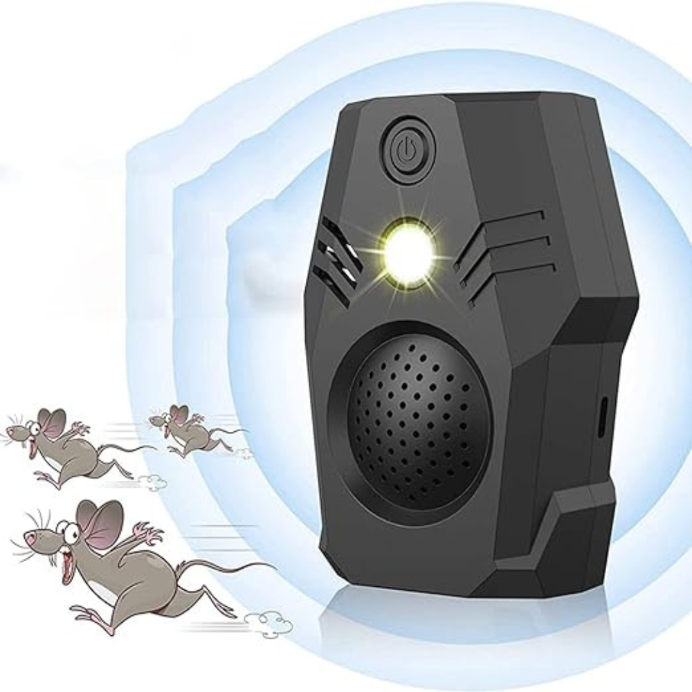 Aparat electronic CLAUSTEEL cu ultrasunete 4in1, rezonanta acustica anti rozatoare, anti sobolani, anti gandaci si alte insecte, pentru spatii de pana la 150MP [7]