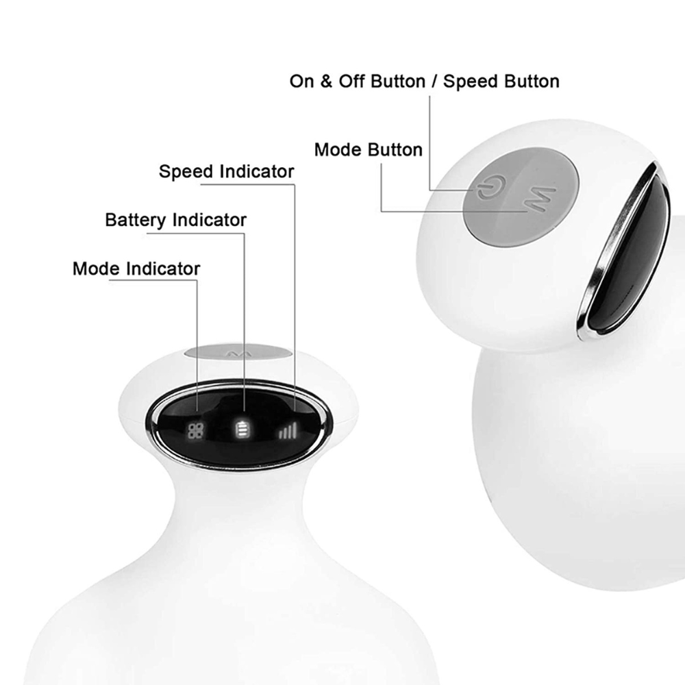 Aparat Masaj Capilar si Corporal 3D, Profesional, Masaj pentru Relaxarea Tuturor Muschilor, Amelioreaza Durerile de Cap, Imbunatateste Circulatia Sangelui, Stimuleaza Cresterea Parului, 4 Capete Rotat [7]