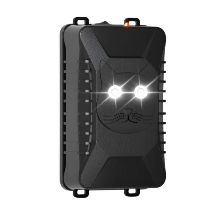 Aparat profesional cu ultrasunete CLAUSTEEL 2 in 1 pentru auto si casa cu lumini intermitente, anti rozatoare, anti sobolani, anti insecte, frecventa 18kHz-36kHz, acoperire extinsa 360°, Negru stins [1]