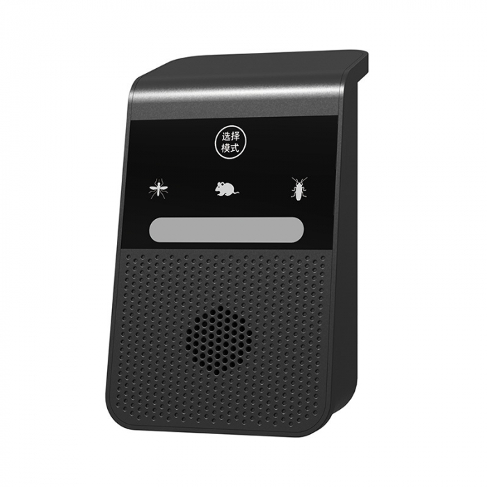 Aparat profesional cu ultrasunete CLAUSTEEL anti rozatoare, anti sobolani, anti insecte, frecventa 20kHz-65kHz, afisaj digital, acoperire 360°, raza 315 MP, Negru [1]