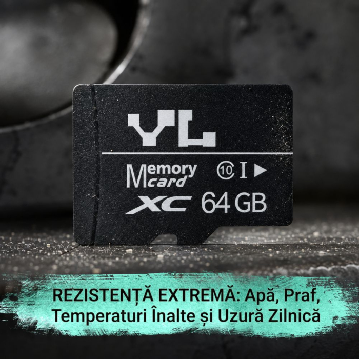 Card de memorie microSD 64 GB, de mare viteza 120 MB/s, compatibil AOV, camere supraveghere moderne, telefoane, tablete, DVR si dispozitive ultima generatie, PC-uri, Clasa 10 [5]