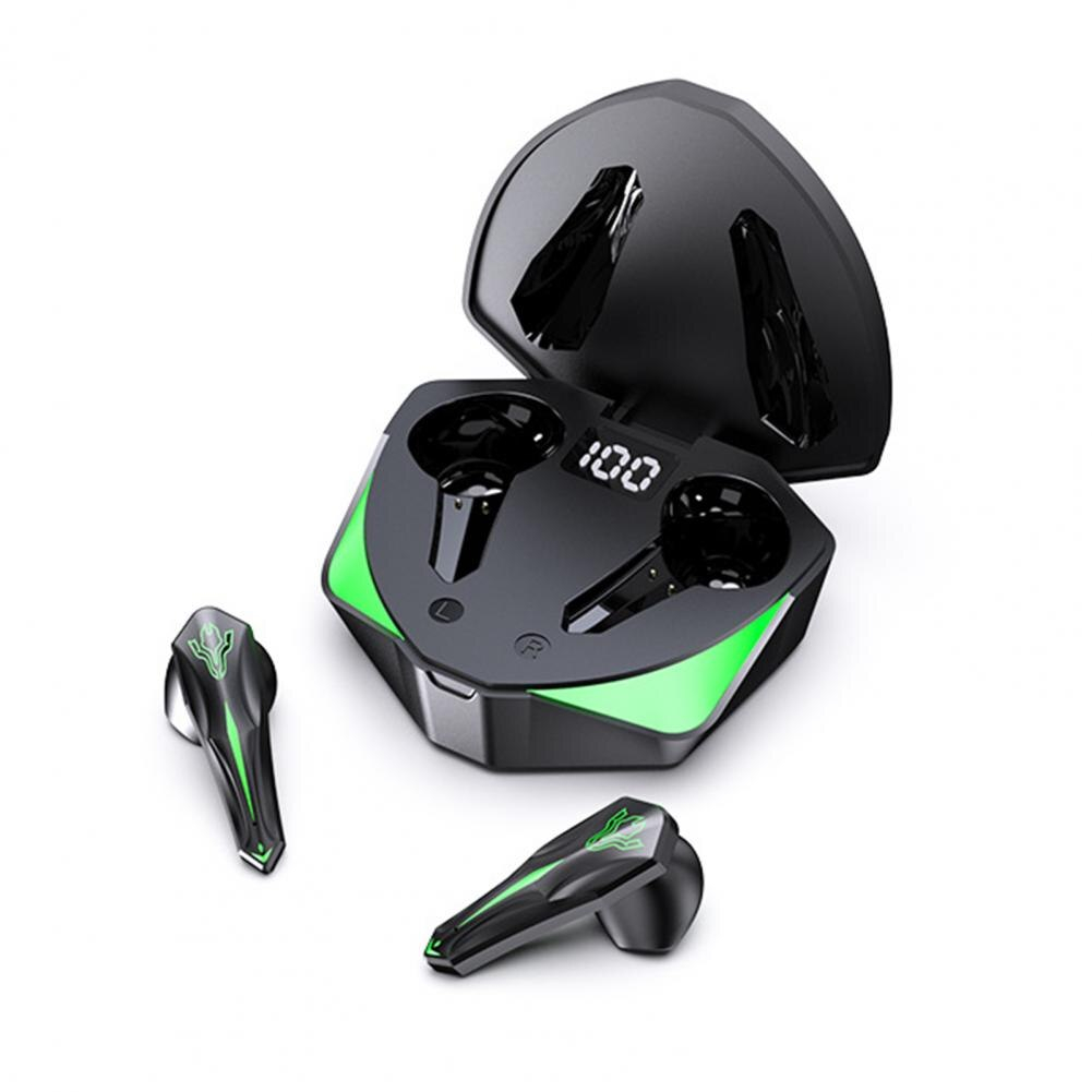 Casti Wireless Audio Gaming CLAUSTEEL Q35 , fara fir, Bluetooth 5.3, Microfon HD, Control tactil, Afisaj Digital, Functie Noise Cancellation, Iluminare Led RGB, IPX7, Mod Joc-Muzica, Autonomie 5-6 ore [4]