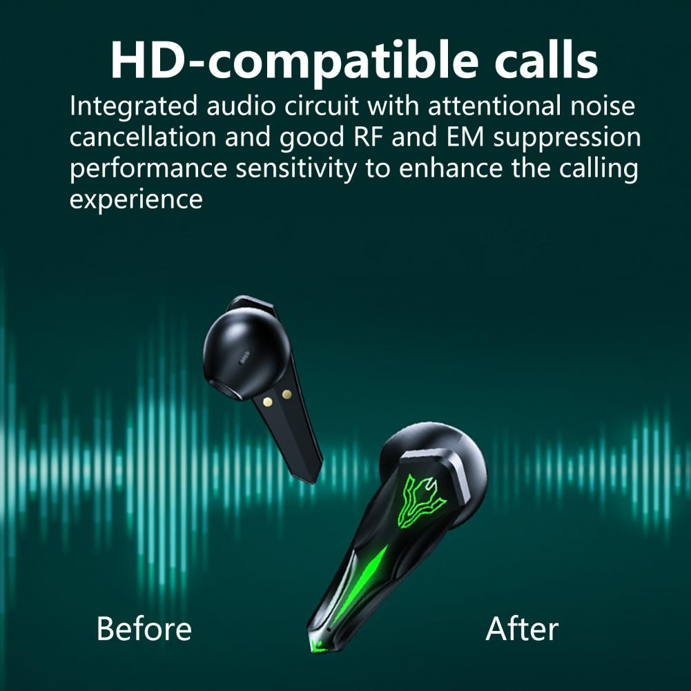 Casti Wireless Audio Gaming CLAUSTEEL Q35 , fara fir, Bluetooth 5.3, Microfon HD, Control tactil, Afisaj Digital, Functie Noise Cancellation, Iluminare Led RGB, IPX7, Mod Joc-Muzica, Autonomie 5-6 ore [7]