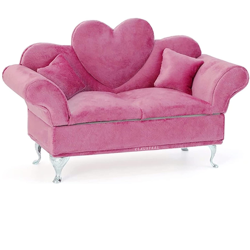 Cutie de bijuterii din catifea in forma de canapea de lux, Design rafinat, Ajuta la protejarea bijuteriilor, accesoriu decorativ [4]
