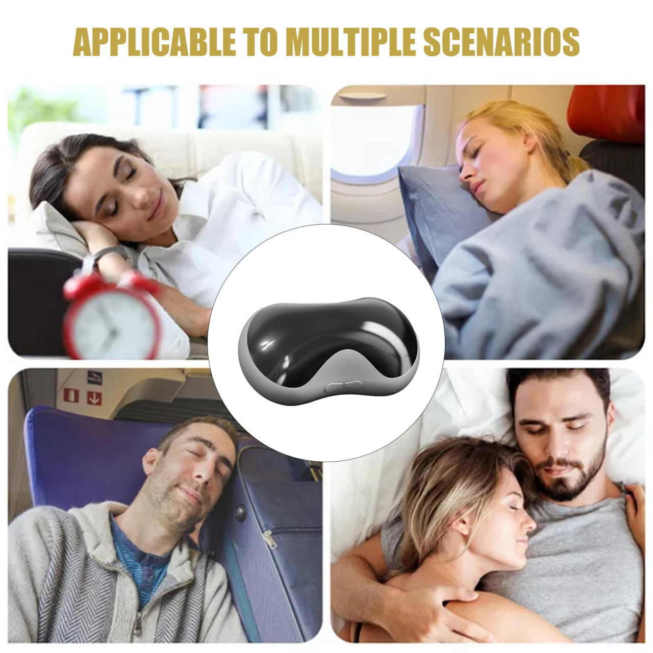 Dispozitiv inteligent Anti-Sforait CLAUSTEEL, Model ULTIMATE, Tehnologie EMS, Detecteaza automat sforaitul si regleaza ritmul respiratiei, Modalitate eficienta pentru a va bucura de odihna [6]