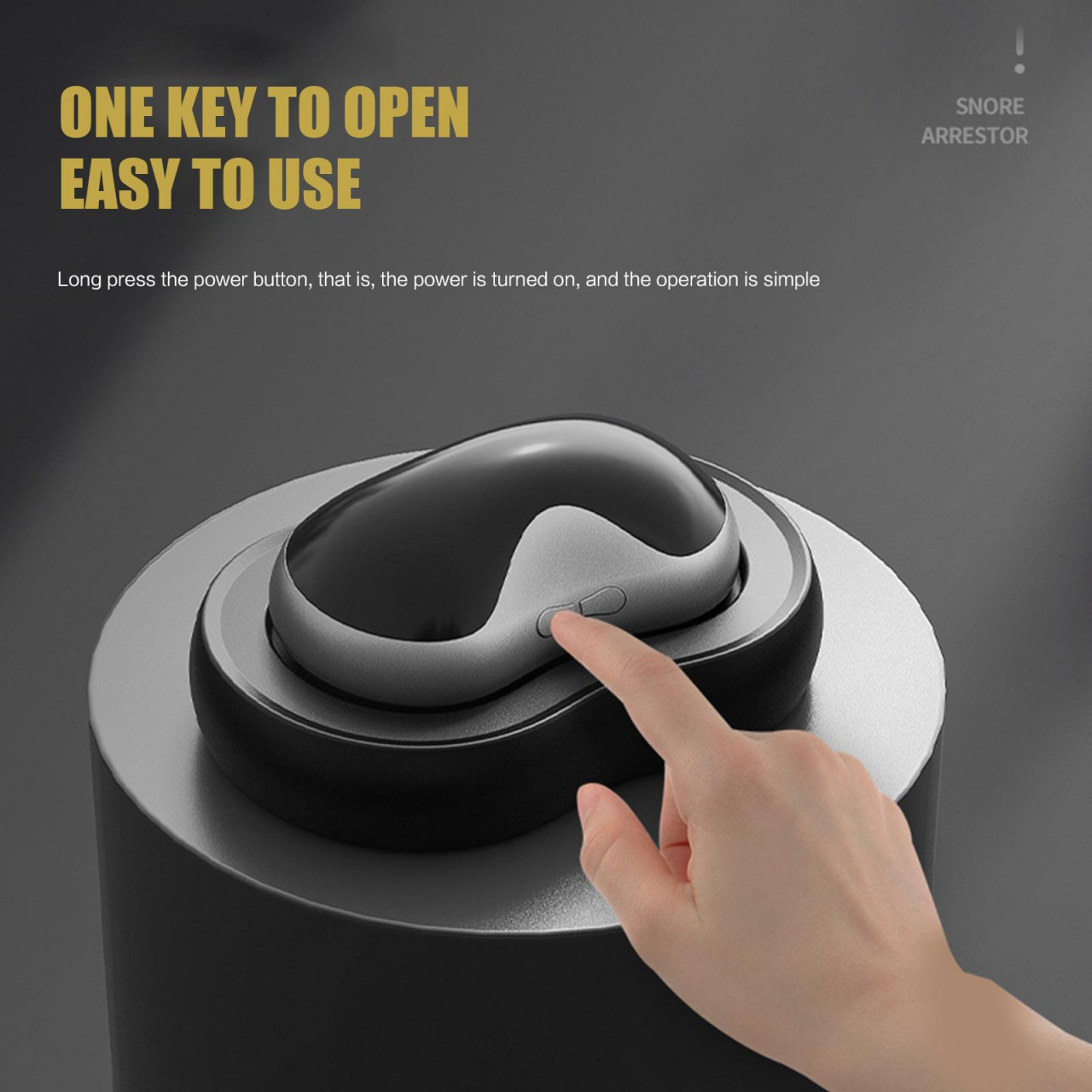 Dispozitiv inteligent Anti-Sforait CLAUSTEEL, Model ULTIMATE, Tehnologie EMS, Detecteaza automat sforaitul si regleaza ritmul respiratiei, Modalitate eficienta pentru a va bucura de odihna [5]