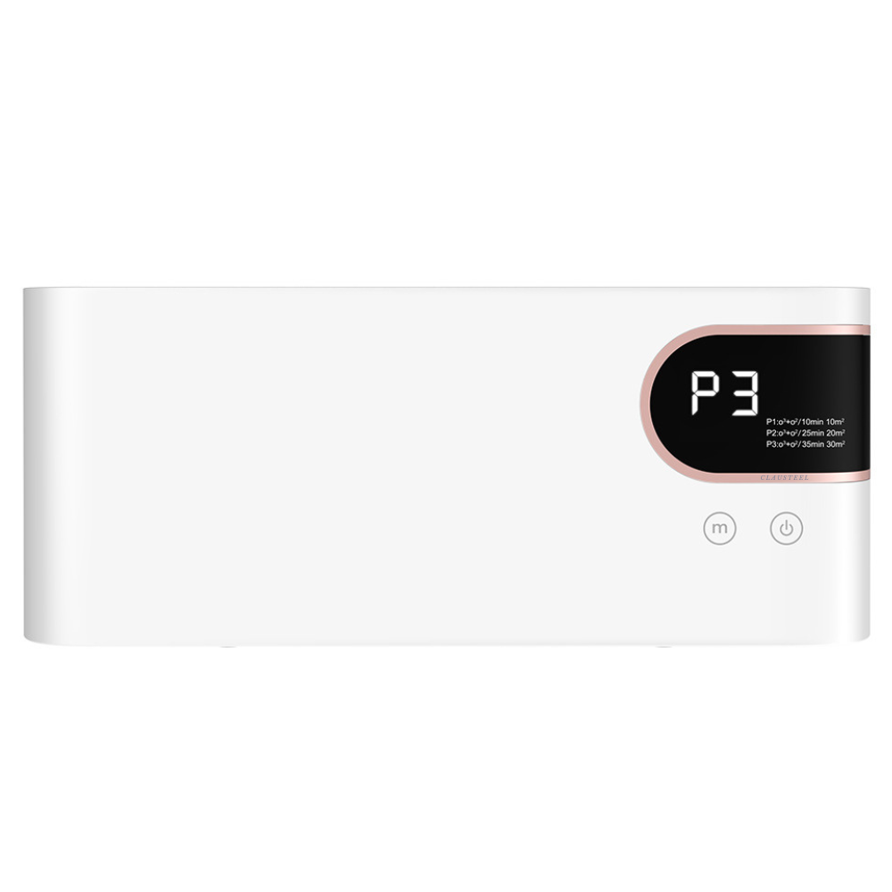 Purificator de Aer Portabil cu Ozon CLAUSTEEL, Functie de Sterilizare, Concentratie de Ioni Negativi 8000000/cm³, 3 Moduri de Functionare, 4W, 100mg/h, USB Tip C, Acumulator 2000mAh, Ideal pentru Supr [2]