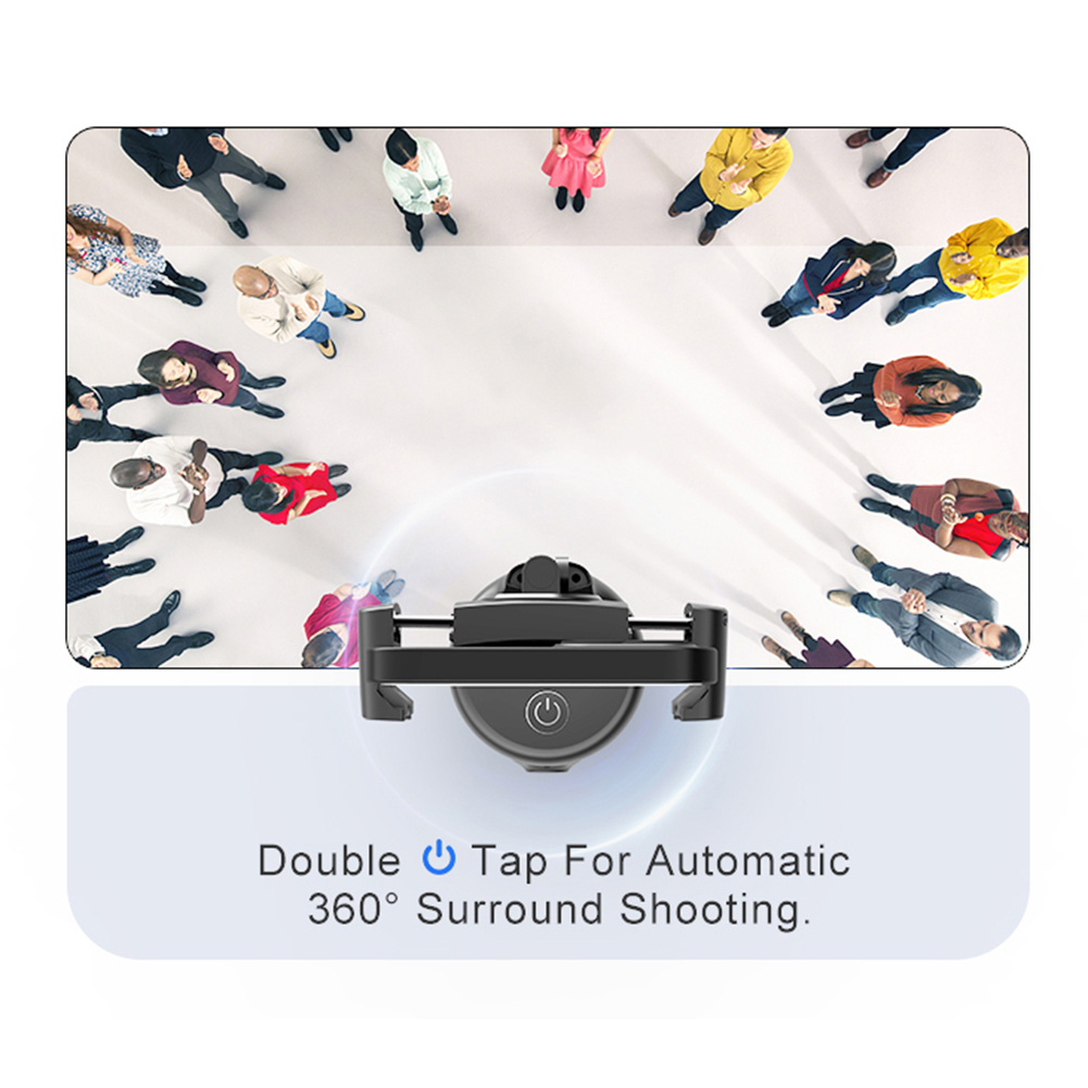 Suport inteligent de telefon, rotativ 360°, profesional, cu urmarire automata a fetei si telecomanda bluetooth, ideal pentru Vlog, Tik Tok, Streaming, Negru [6]