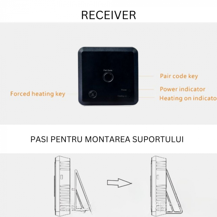 Termostat de Ambient CLAUSTEEL ME98, Wireless Touchscreen, Programare Saptamanala, Smart, Control de la Orice Distanta a Temperaturii Prin Internet/Telefon, Compatibil cu Orice Centrala, Incastrabil s [5]