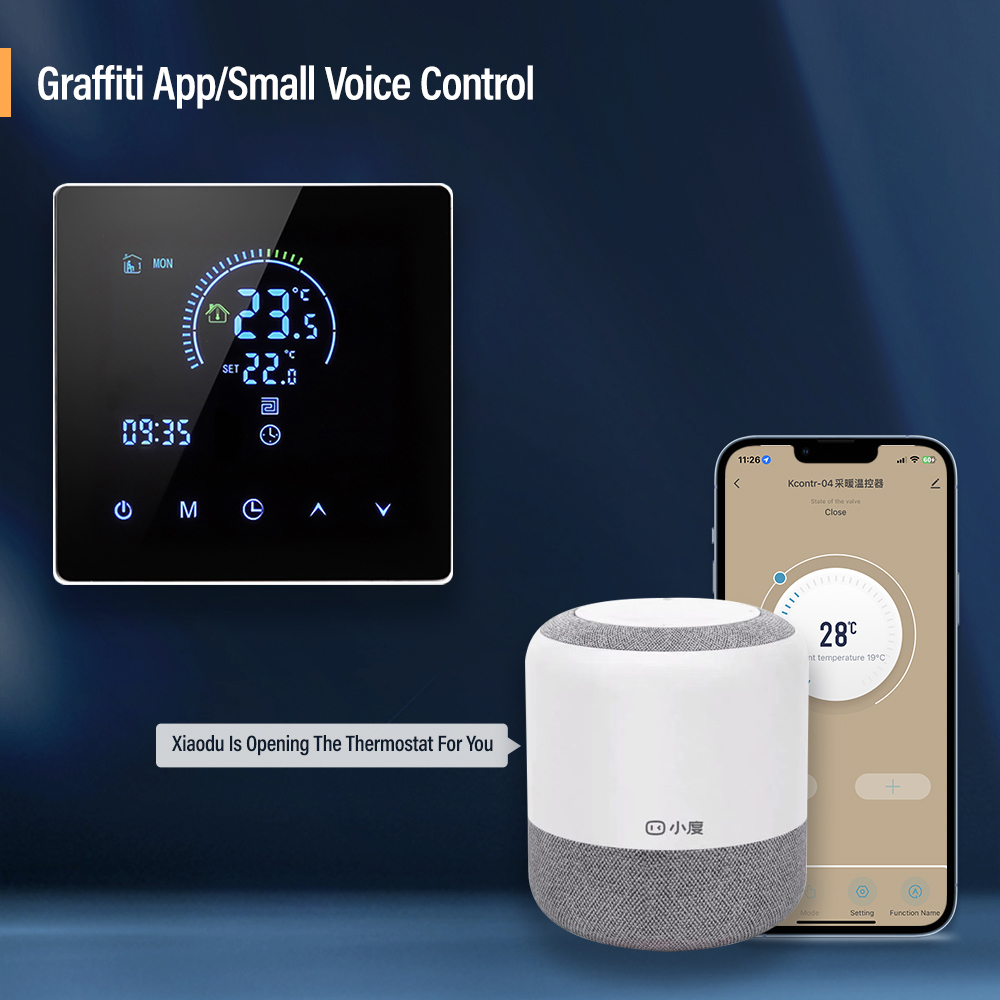 Termostat de Ambient CLAUSTEEL Wifi, Smart, Control de la distanta a temperaturii prin internet, Programare saptamanala, Compatibil cu orice centrala pe gaz, Incastrabil [3]