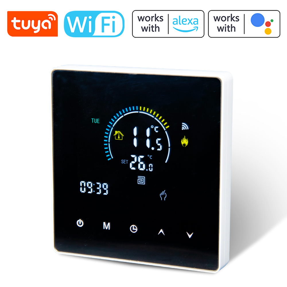 Termostat de Ambient CLAUSTEEL Wifi, Smart, Control de la distanta a temperaturii prin internet, Programare saptamanala, Compatibil cu orice centrala pe gaz, Incastrabil [1]