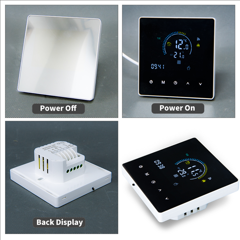 Termostat de Ambient CLAUSTEEL Wifi, Smart, Control de la distanta a temperaturii prin internet, Programare saptamanala, Compatibil cu orice centrala pe gaz, Incastrabil [5]