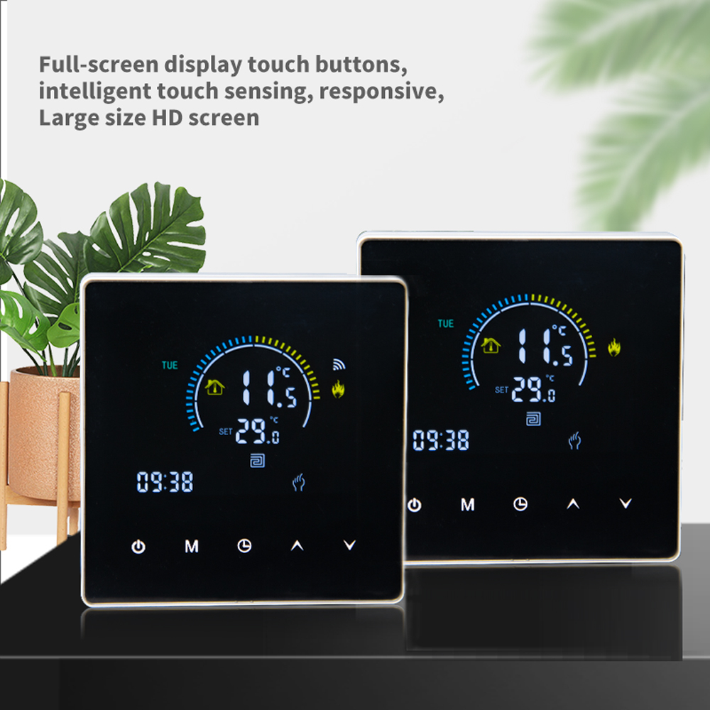 Termostat de Ambient CLAUSTEEL Wifi, Smart, Control de la distanta a temperaturii prin internet, Programare saptamanala, Compatibil cu orice centrala pe gaz, Incastrabil [10]