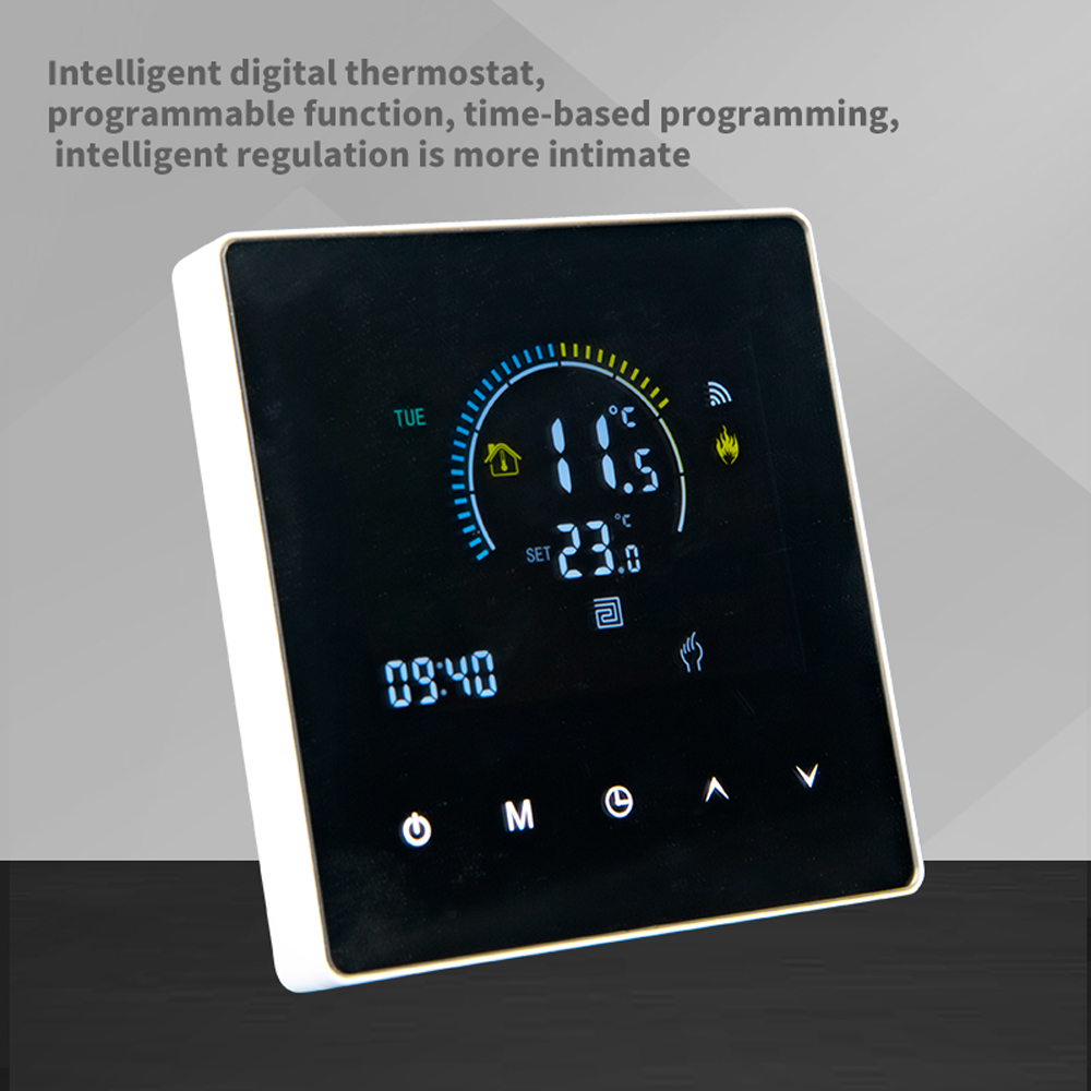 Termostat de Ambient CLAUSTEEL Wifi, Smart, Control de la distanta a temperaturii prin internet, Programare saptamanala, Compatibil cu orice centrala pe gaz, Incastrabil [2]