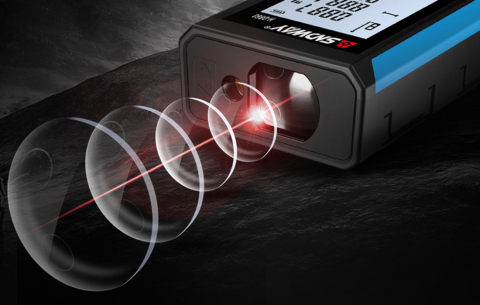 Aparat de masurat CLAUSTEEL SNDWAY H-D100A Profesional, Telemetru laser, acumulator 850 mAH, masoara distanta pana la 100 M, volum, suprafata, unghi, masuratori Pitagoreice, rezistent la apa, praf, so [2]