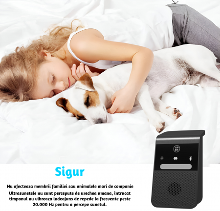 Aparat profesional cu ultrasunete CLAUSTEEL anti rozatoare, anti sobolani, anti insecte, frecventa 20kHz-65kHz, afisaj digital, acoperire 360°, raza 315 MP, Negru [1]