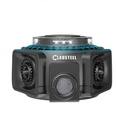 INSECTICIDE SI CAPCANE - Aparat profesional cu ultrasunete CLAUSTEEL cu 4 difuzoare si lumini intermitente, anti insecte, anti rozatoare, anti sobolani, frecventa variabila in functie de daunatori, 25kHz-65kHz, raza 300MP, ac