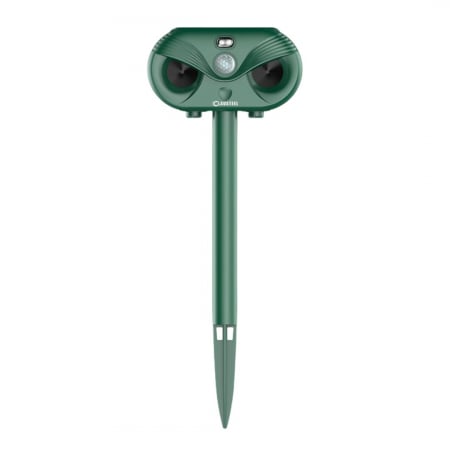 Aparat profesional cu ultrasunete si panou solar CLAUSTEEL 3in1, senzor infrarosu, lumini stroboscopice, anti rozatoare, anti sobolani, dihori, pasari, reptile, caini, pisici, animale salbatice, acope [11]