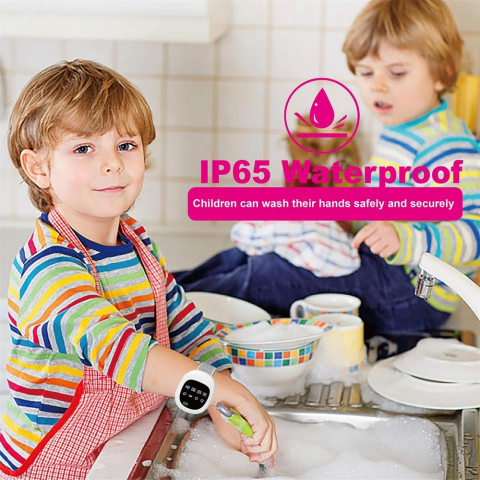 Dispozitiv cu Alarma anti-umiditate CLAUSTEEL, Ceas cu alarma pentru incontinenta urinara, 4 Moduri de operare, Setare de vibratie si temporizare, Reincarcabil, pentru antrenament la olita, Senzor ant [3]