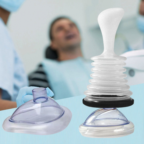 Dispozitiv de Urgenta cu Vacuum Anti Asfixiere si Anti Inec CLAUSTEEL, Dispozitiv de Salvare, Prim Ajutor cu Masti pentru Resuscitare in 2 Dimensiuni pentru Copii si Adulti, Kit de Prim Ajutor Portabi [9]