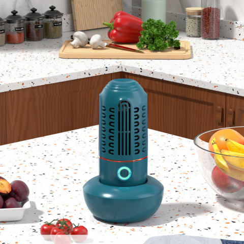 PURIFICATOARE - Purificator profesional CLAUSTEEL in forma de capsula, portabil, multifunctional, cu USB, automat, pentru curatarea si purifierea alimentelor in gospodarie, inclusiv fructe si legume, orez si carne