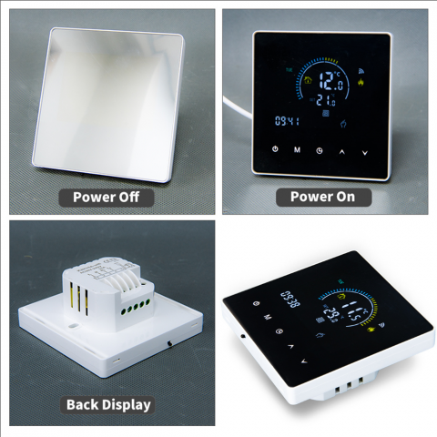 Termostat de Ambient CLAUSTEEL Wifi, Smart, Control de la distanta a temperaturii prin internet, Programare saptamanala, Compatibil cu orice centrala pe gaz, Incastrabil [4]