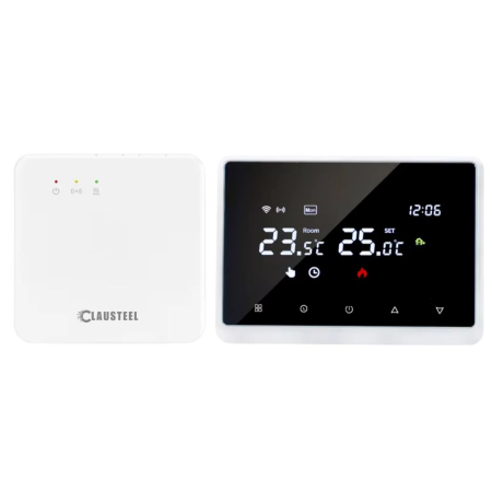 Termostat de Ambient, Wireless Touchscreen, Programare Saptamanala, Smart, Control de la Orice Distanta a Temperaturii Prin Internet/Telefon, Compatibil cu Orice Centrala pe gaz, Incastrabil sau pe Su [8]