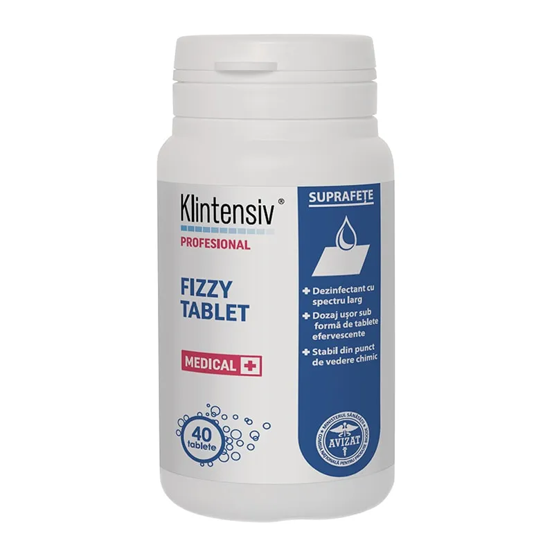 Dezinfectant clorigen, 40 tablete - Fizzy Tablet [1]