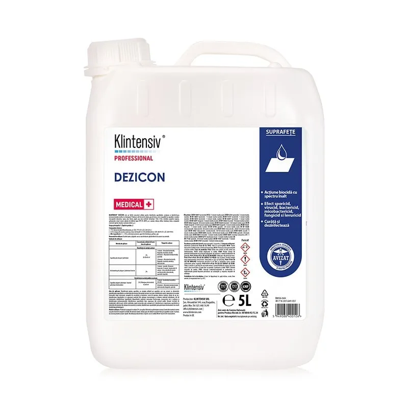 Dezinfectant concentrat de nivel inalt 5 L, Klintensiv Dezicon [1]
