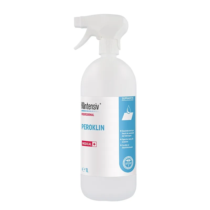 Dezinfectant pe baza de peroxid de hidrogen, 1 litru - Peroklin [1]
