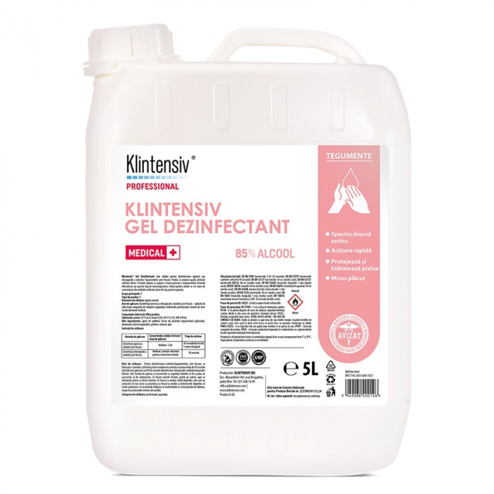 Gel dezinfectant pentru maini Klintensiv 5L [1]