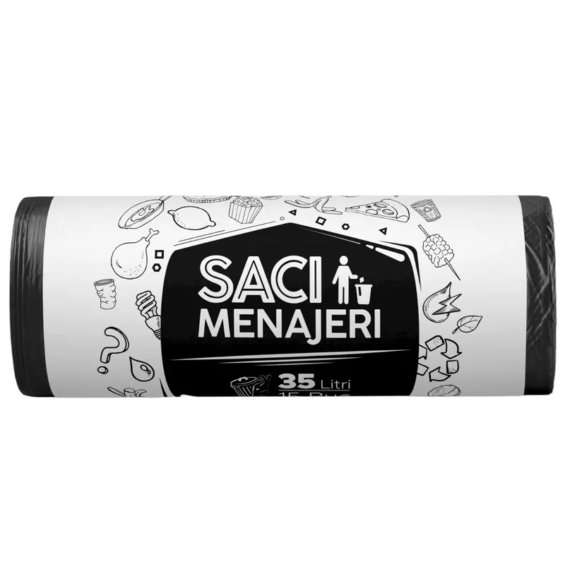 Saci menaj negri la rola LDPE Extra Strong [1]