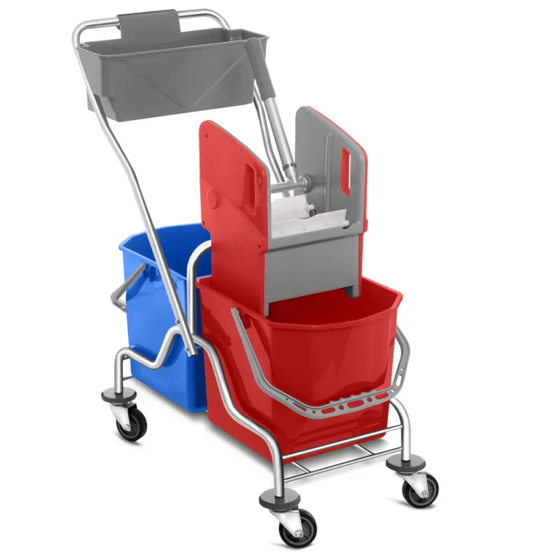 Carucioare curatenie - Carucior curatenie Duo Cromat (2X25 litri)