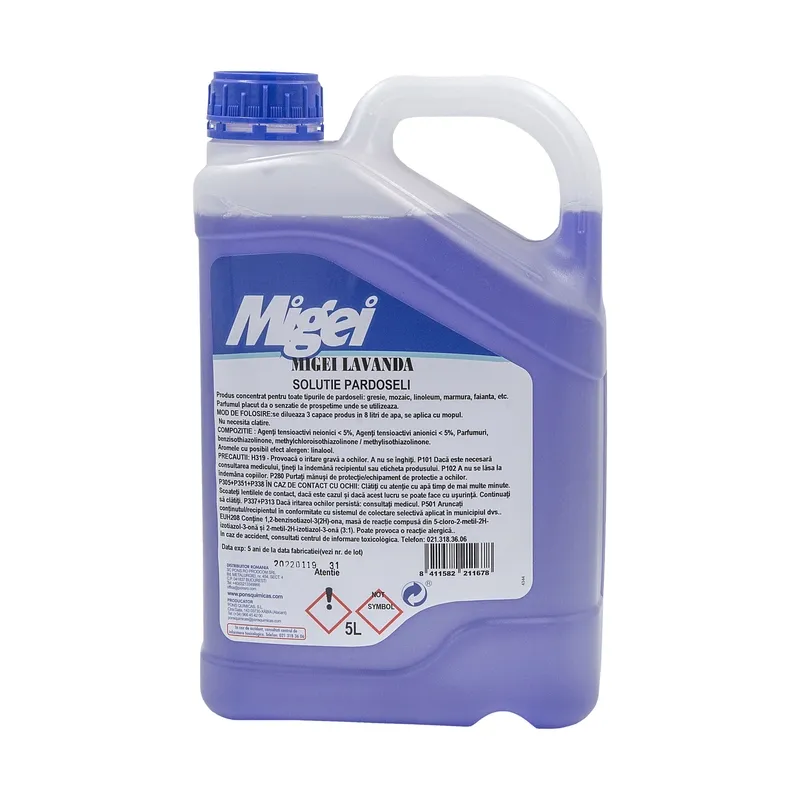 Detergenti - Detergent pardoseli 5L MIGEI lavanda