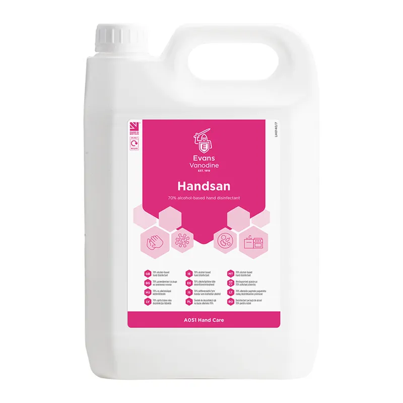 Dezinfectanti maini si tegumente - Gel dezinfectant pentru maini Evans Handsan 5 L