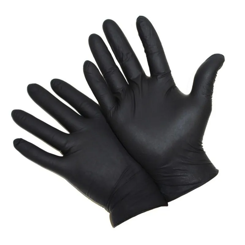 Manusi - Manusi nitril negre nepudrate, 100 buc, EasyCare