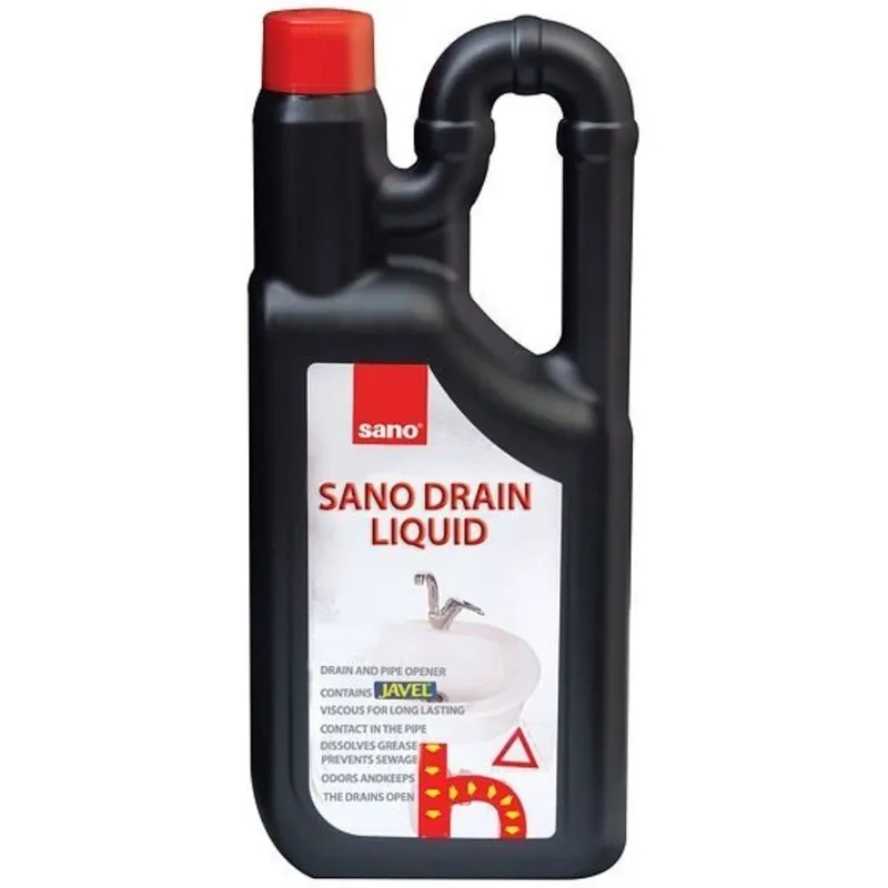 Detergenti - Solutie desfundare tevi 1L SANO Drain Liquid