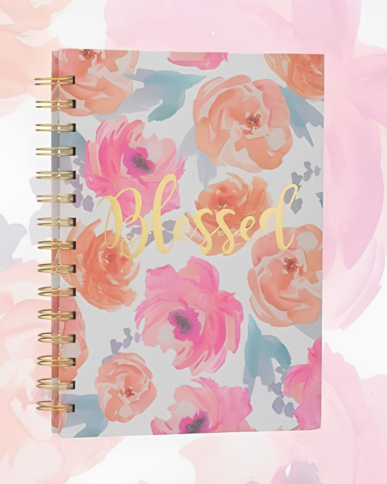 Agendă A5 cu spirală, 22x16 cm, liniată, copertă dură [2]