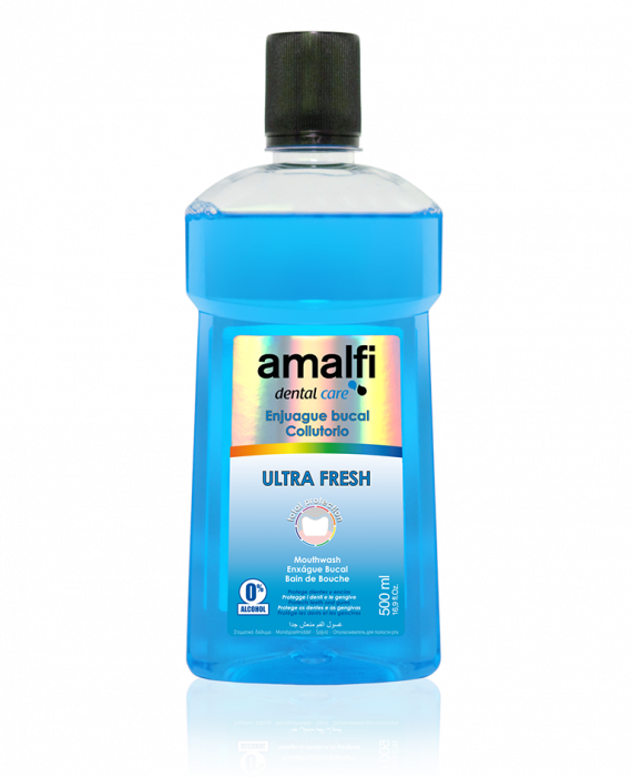 Apa de gura fara alcool Ultra Fresh 500ml AMALFI  [1]