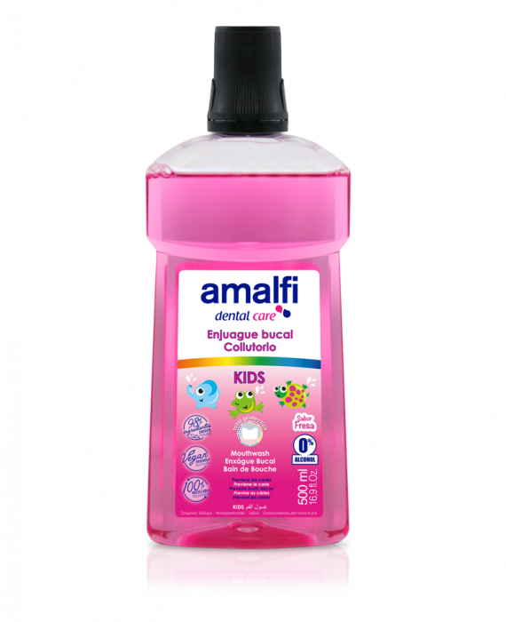 Apa de gura pentru copii aroma Capsuni 500ml [2]