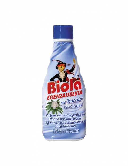 Esenta de parfum pentru rufe ultra concentrata si cu proprietati de balsam,Feriga si Bujor,Biolà,300 ml [2]