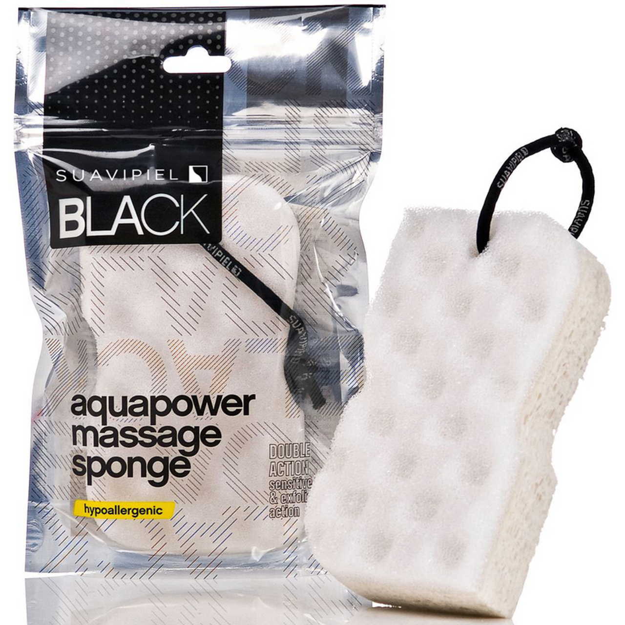 Burete clasic pentru baie Aquapower Black [1]