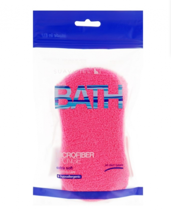 Burete pentru baie din microfibra pentru piele sensibila,Microfiber [2]