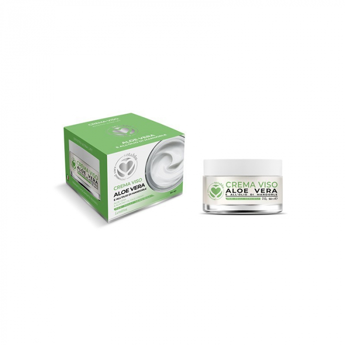Crema de fata pentru piele sensibila cu aloe vera si ulei de migdale,50ml [1]