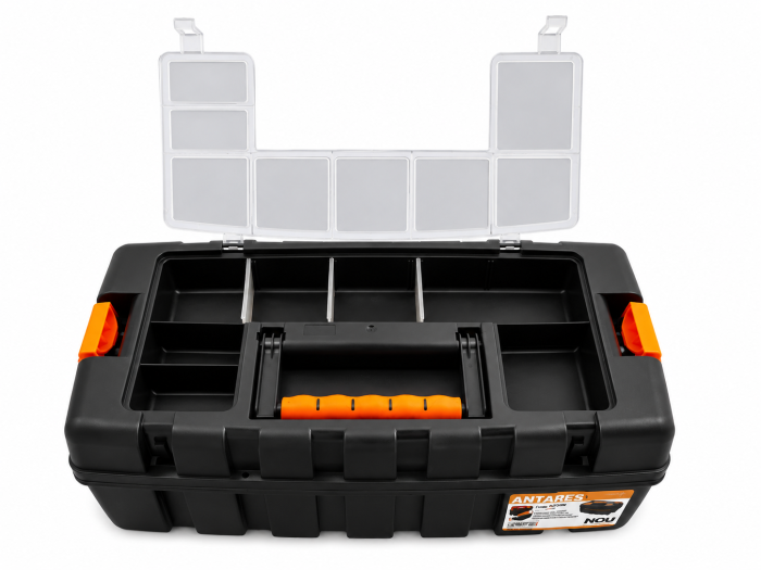 Cutie pentru scule ANTARES 1, 55x27x23 cm, plastic, tava detasabila, Uniconfort [2]
