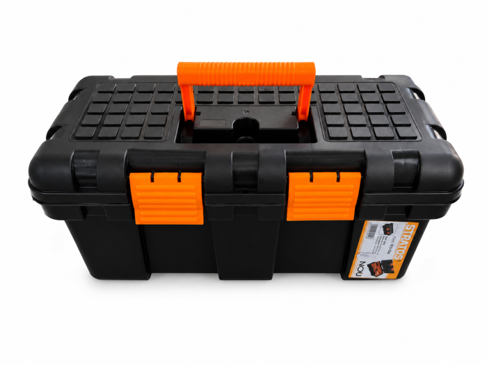 Cutie pentru scule STRATOS 1, 50x25x24 cm, plastic, tava detasabila, UniConfort [2]