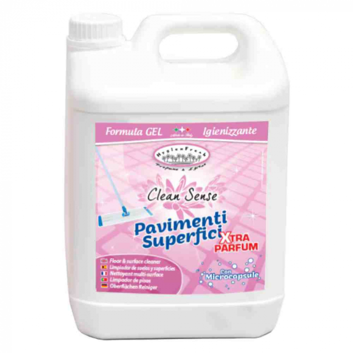Detergent concentrat pentru pardoseala, parfum Clean Sense, 5l [1]