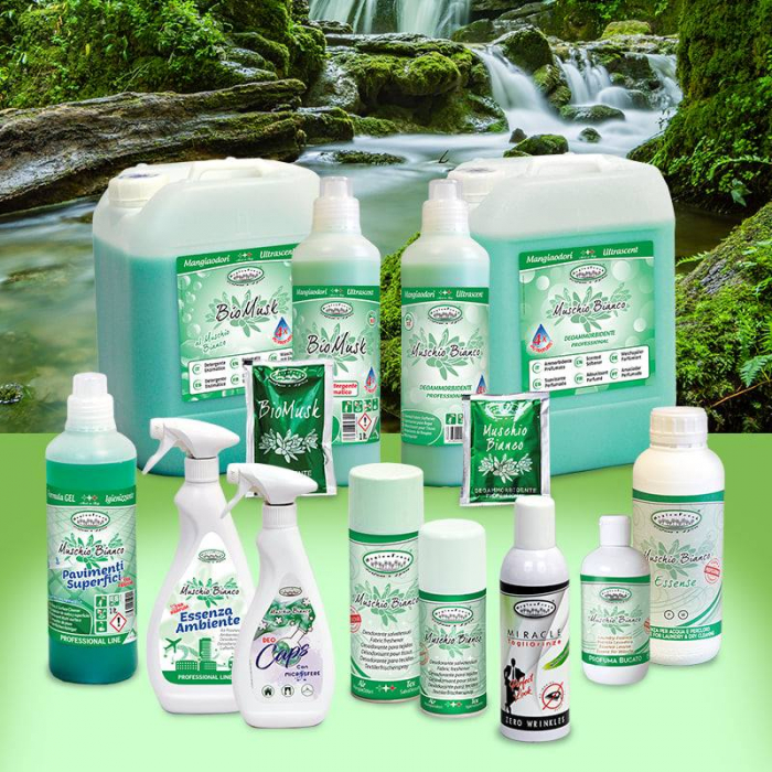 Detergent concentrat pentru pardoseli,parfum Mosc Alb,1L [2]